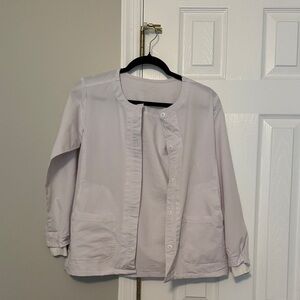 White Scrub Jacket - Size XS